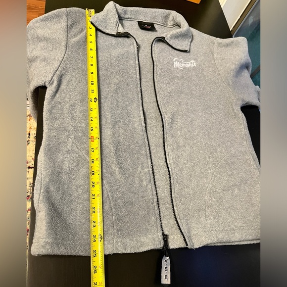 Light gray Memphis fleece jackets w/pockets - Adult L - Picture 14 of 15
